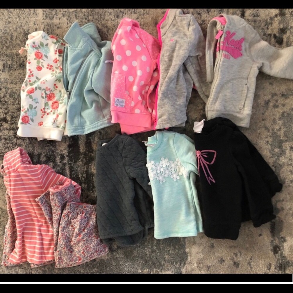 Bundle of jackets shirts rompers 18 months